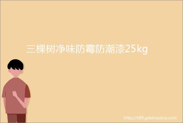 三棵树净味防霉防潮漆25kg